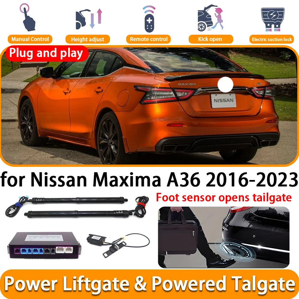 for Nissan Maxima A36 2016-2023 OEM Electric Automatic Powered Tailgate Power Liftgate System Plug and Play Car Trunk Lift Kit