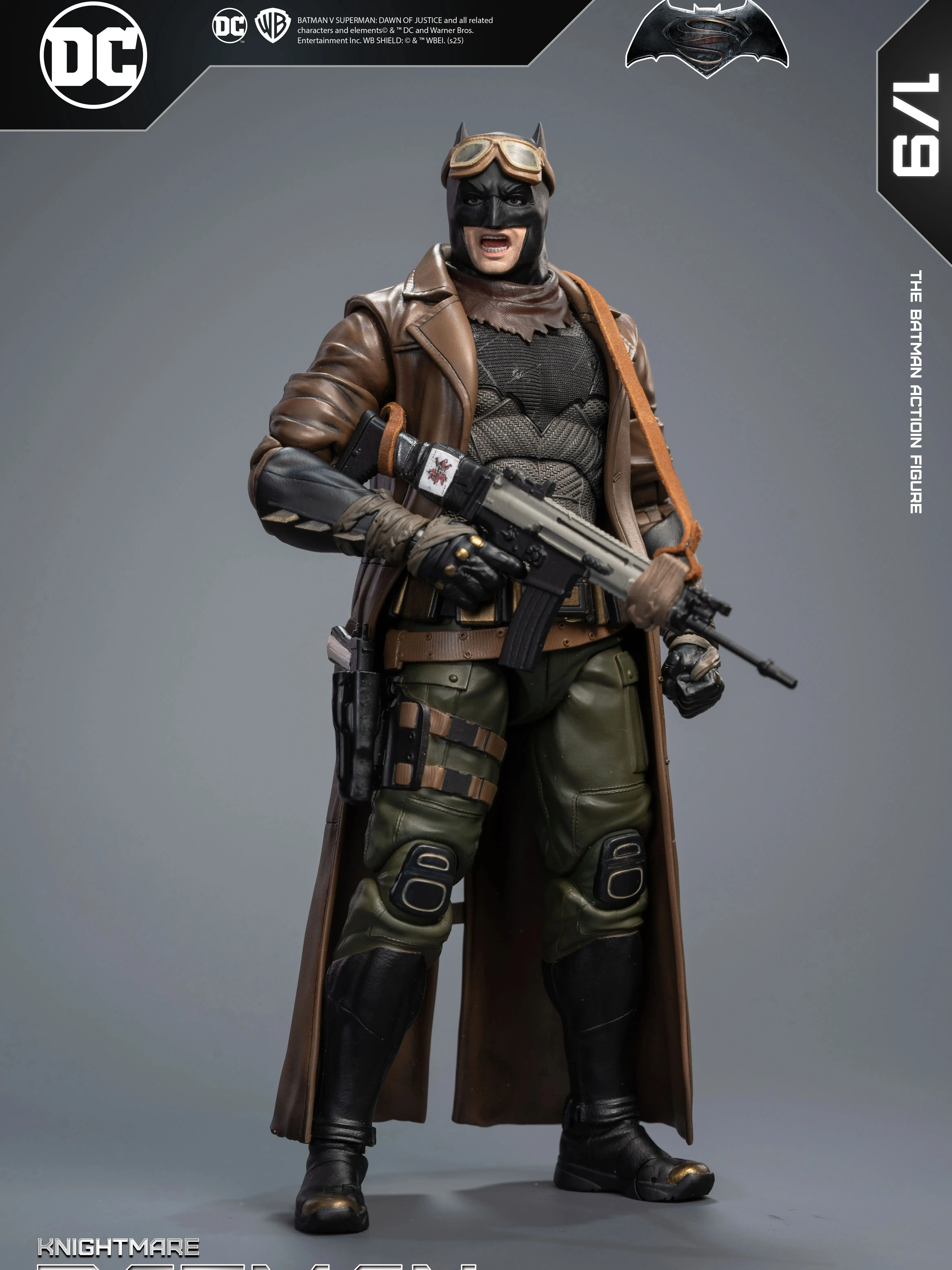 سلسلة شخصيات DC درع ثقيل باتمان كابوس باتمان أجزاء قابلة للتبديل شخصيات متحركة هدية عيد للبالغين