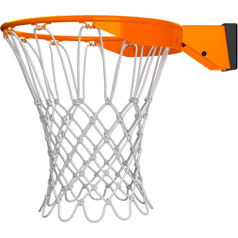 Professional 18" Steel Basketball Hoop with Net - Fixed/Breakaway Options for Indoor & Outdoor Courts