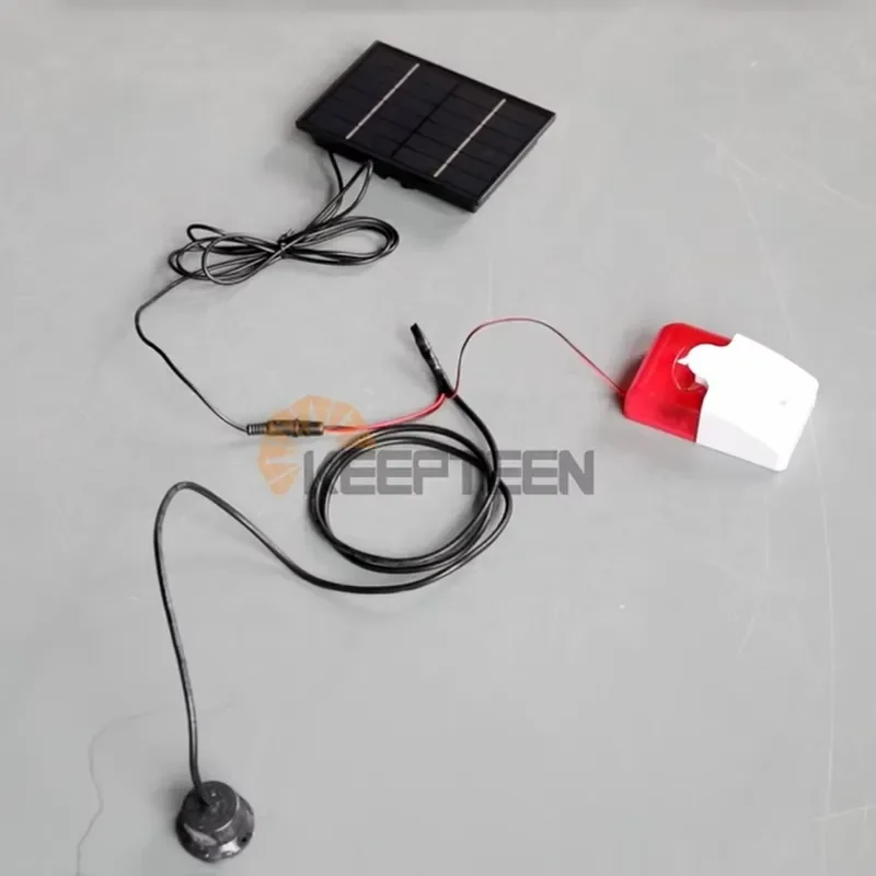 3in1 Water Leak Alarm Kit Normally Open Normal Close Solar Panel Water Level Leakage Immersion Flood