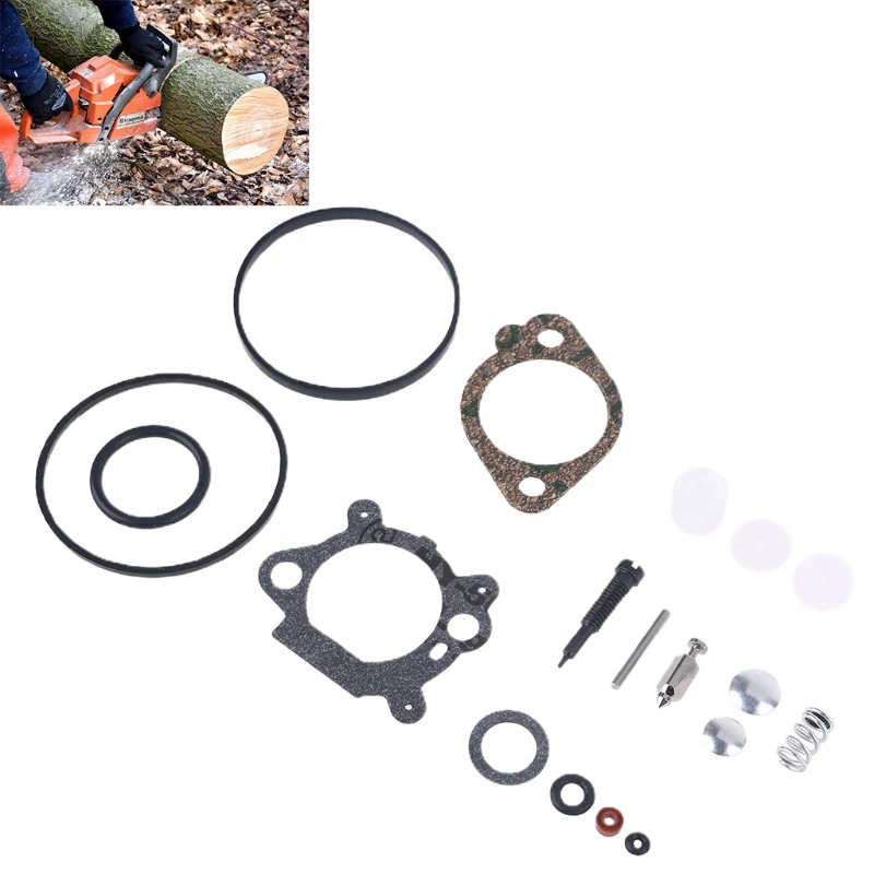 Practical 49-305 Carburetor Repair Metal Rebuild Kit Replace 3-5 for hp Walbro-built Carburetors for Home Garden Durable