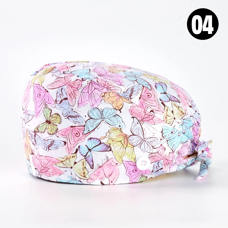 Medische Chirurgische Cap Katoen Verpleegster Klinische Chirurg Hoed Schoonheidssalon Zorg Cap Huisdier Verpleegster Arts Werken Caps Verstelbaar