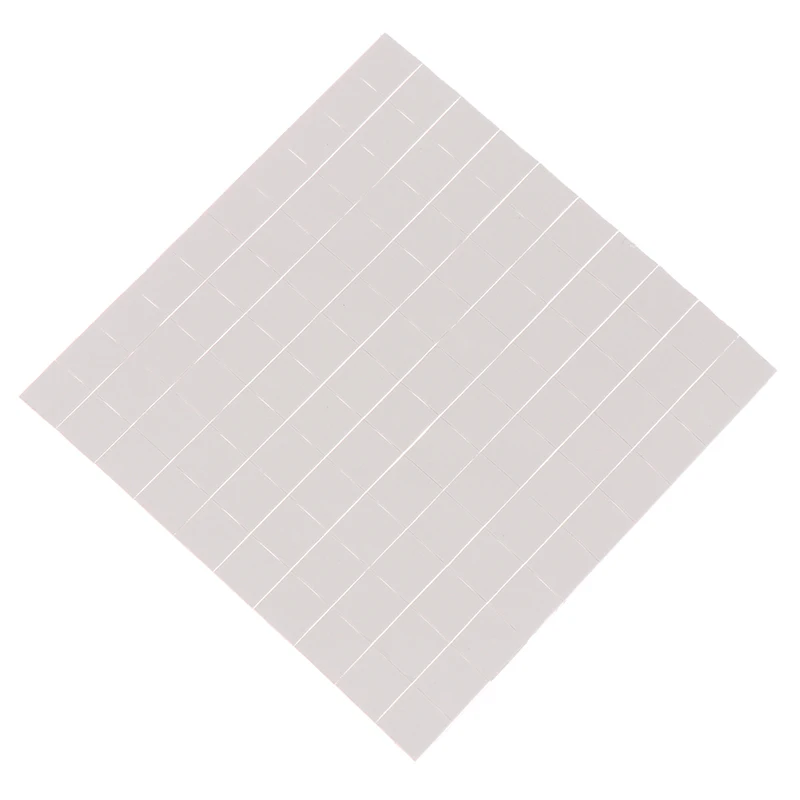 100 ชิ้น 10x10x0.5 มม. แผ่นซิลิโคนนำความร้อนสำหรับ GPU CPU ฮีทซิงค์ระบายความร้อน