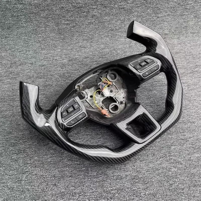 Carbon Fiber LED Steering Wheel for MG4 MG5 MG6 MG7 Cyberster Customize Genuine Leather Steering Wheel Car Accessories
