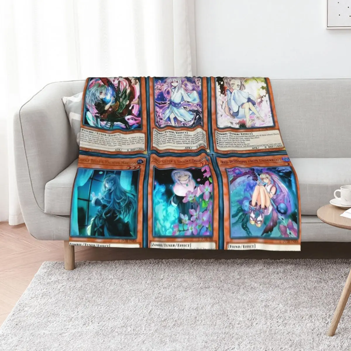 ghost girl hand traps ash blossom joyous spring edit Throw Blanket Tourist warm winter Decorative Sofas Fashion Sofas Blankets
