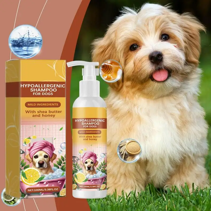 Pet Shampoo Pet Puppy Moisturizing Shampoo Gentle Nourishing Pet Shampoo For Cats Kittens Dogs Rabbit Chinchillas