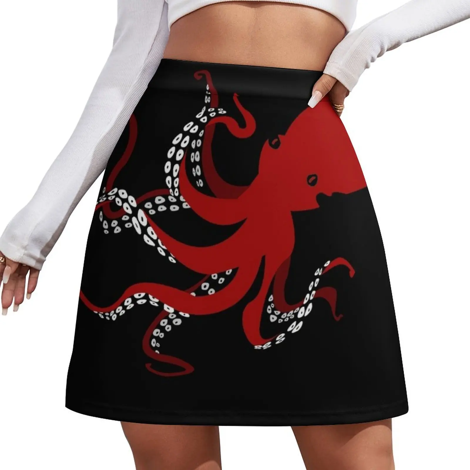 

Angry Octopus! Mini Skirt skirts for woman fashion korean clothing Mini Skirt