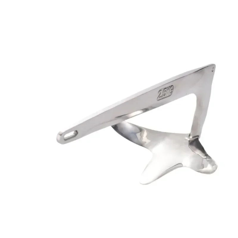 316 stainless steel marine Bruce anchor, yacht anchor specifications full 5KG6kg yacht berth