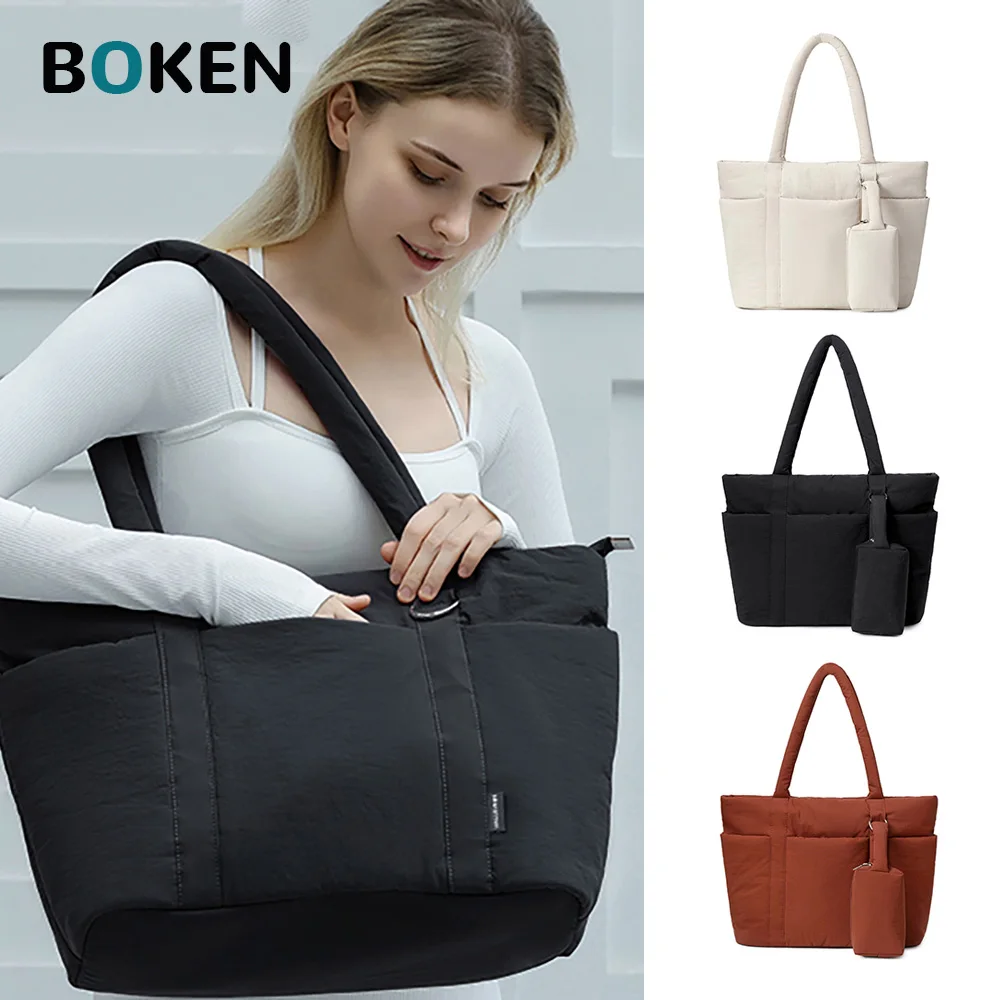 

Водонепроницаемая сумка через плечо для йоги подходит для ноутбука и коврика для йоги 16 дюймов, многофункциональная дорожная спортивная сумка для женщин, большая вместительная противоугонная спортивная сумка