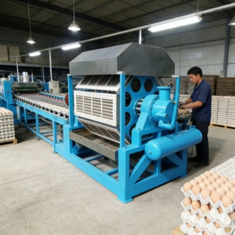 

Flexible Configuration Egg Tray Machine with Dryer for Egg & Beverage Bottle Tray