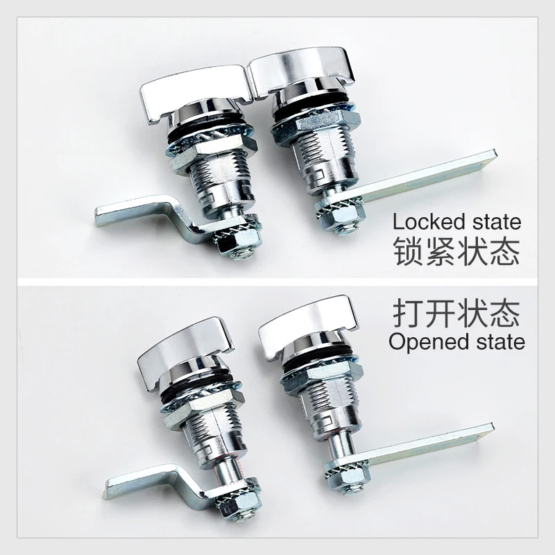 Rotating Tongue Lock Rotating Handle With Telescopic Function Adjustable Tongue MS816 - 30X Industrial Cabinet Lock