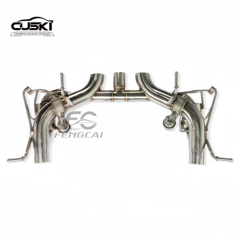 

Customizable exhaust Stainless Steelfor Catback for Ferrari 458 High-performance Exhaust with Tailpipe Valve Exhaust Pipe
