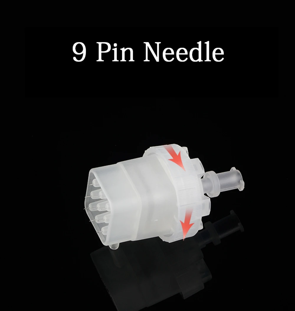 EZ Mesogun Needle Cartridges 5/9 Pin Disposable Injection pinhead For Meso Gun Negative Pressure Cartridge Needle Tip