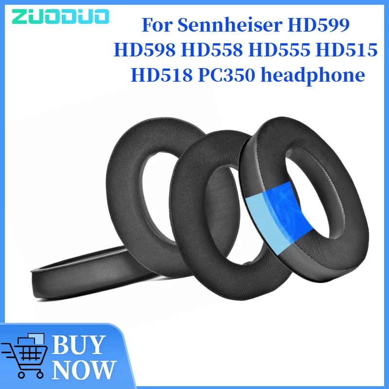 ZUODUO сменные охлаждающие гелевые амбушюры для Sennheiser HD599 HD598 HD558 HD555 HD515 HD518 PC350 игровые наушники