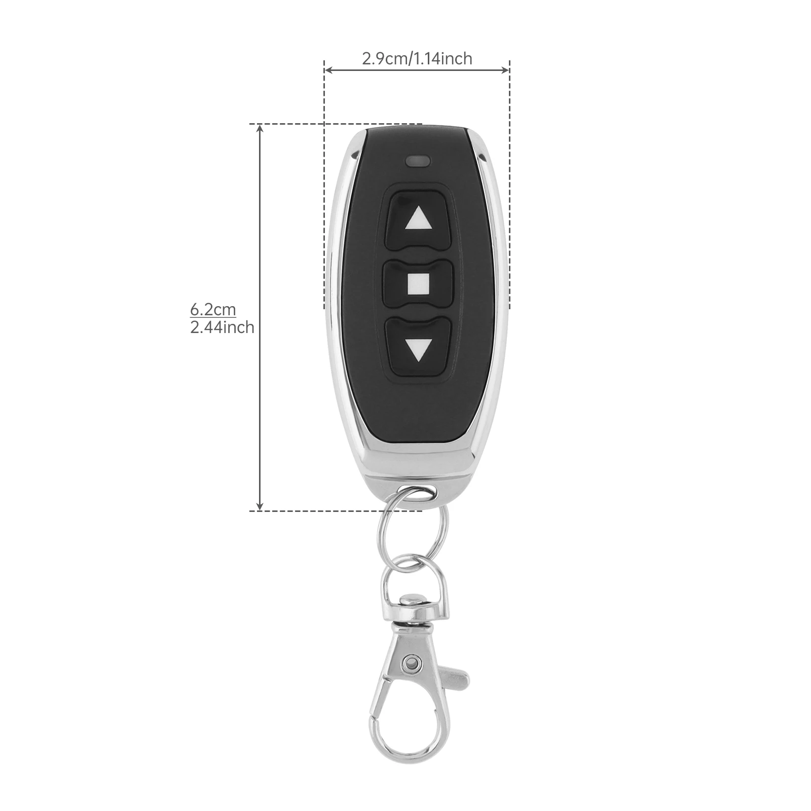 3 Key 433MHz Up Square Down Arrow Button Remote Control for DC Motor RF Wireless Forward and Reverse Remote Control Switch