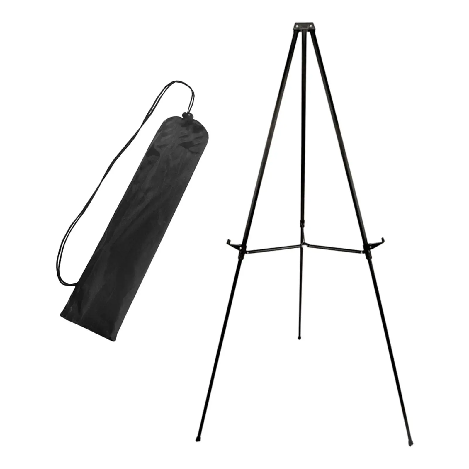 

Folding Easel for Display, Portable Tripod, Floor Standing Poster Easel, Lightweight Metal Adjustable Display Easel