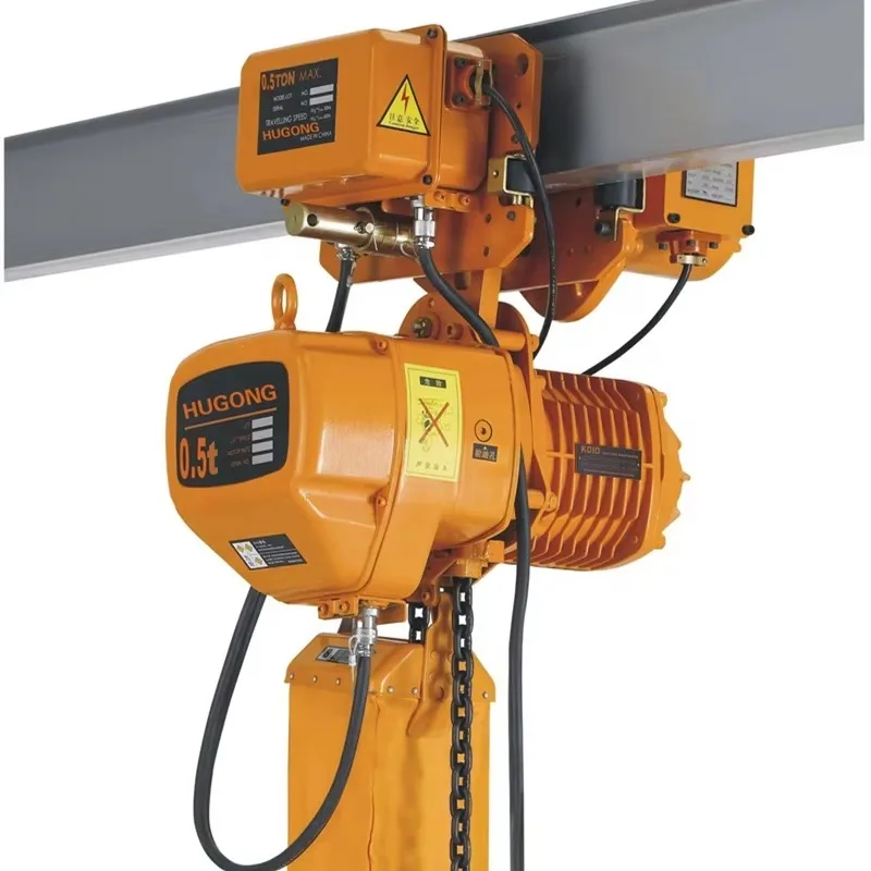 HSY 1 Ton New Electric Chain Hoist With Alloy Steel Construction For Retail And Hotels