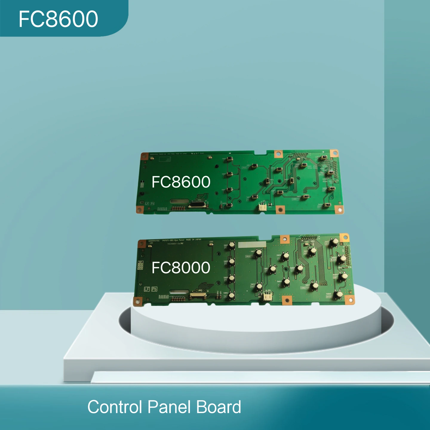Graphtec FC8600 Control Panel Board LCD For Graphtec FC8600 FC8000 Cutting Plotter Button Panel Circuit Board Keyboard Card