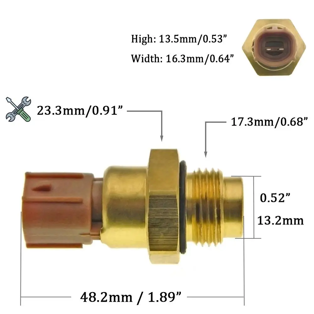 94581902 17680A78B00 Radiator Coolant Fan Temperature Switch Sensor For Daewoo Tico Chevrolet ETC