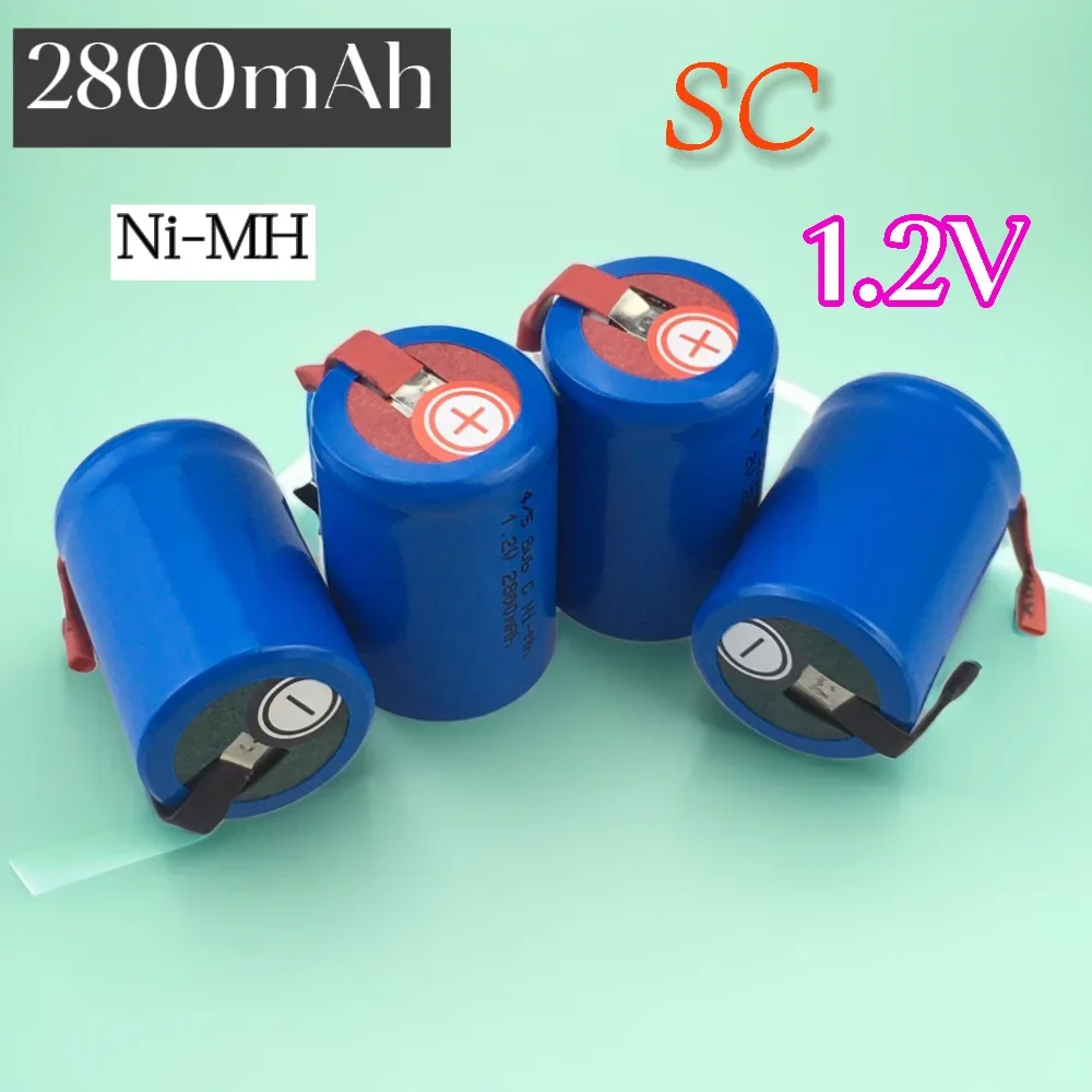 

SC 1.2V 2800mah Original Screwdriver Electric Drill Ni-MH Rechargeable Battey With Welding Label Power Tool SUBC Cells