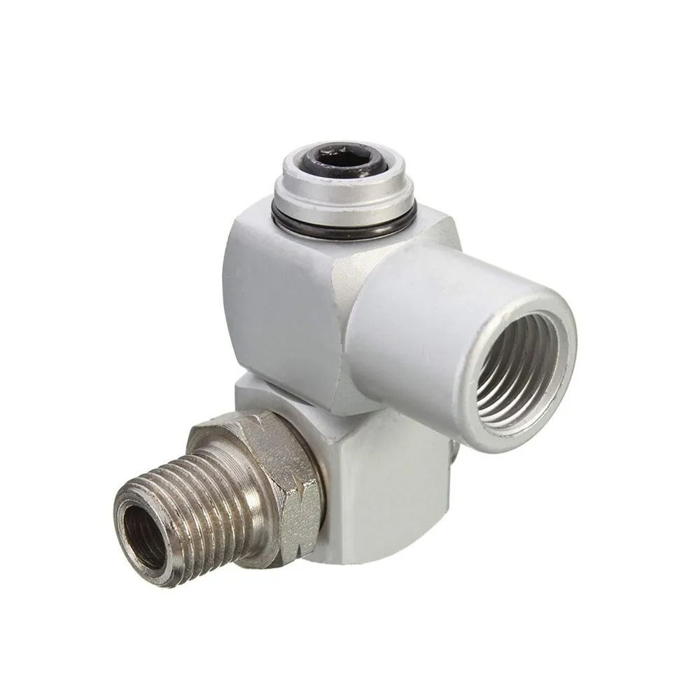 

1 шт. 1/4 дюйма, поворотный фитинг для пневматического инструмента на 360 градусов ° Поворотный соединитель воздушного шланга, промышленный портативный адаптер