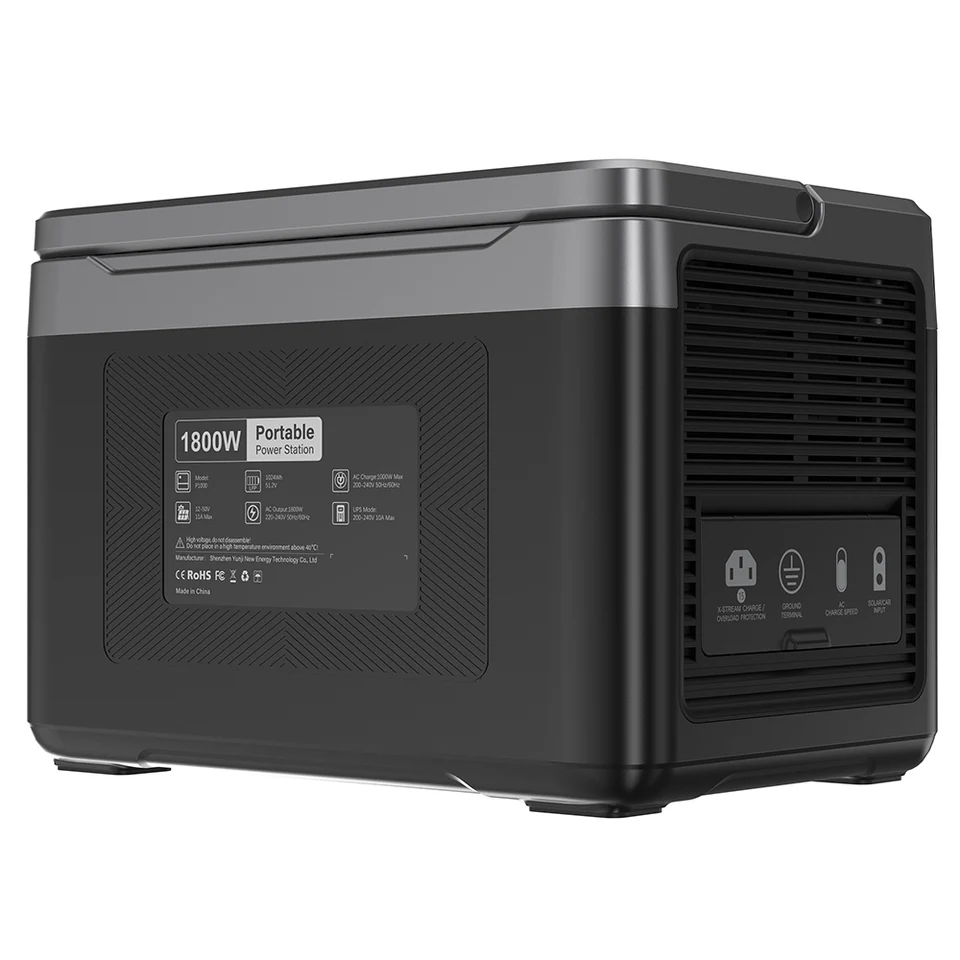 OUKITEL P1000 PLUS Portable Power Station, 1800W 1024Wh Solar