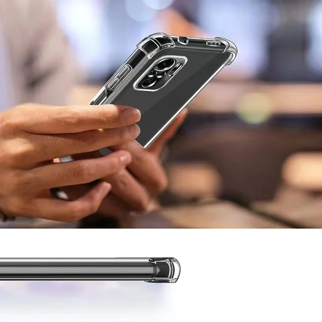 1,5 MM Dicke Air-Bag Klar Fall Für Xiaomi Redmi Hinweis 10 10S 11 11s 12s 12 Pro Plus 5G Redmi 9C 9A 10C 10A 11A 12C Abdeckung Coque – Detail 4