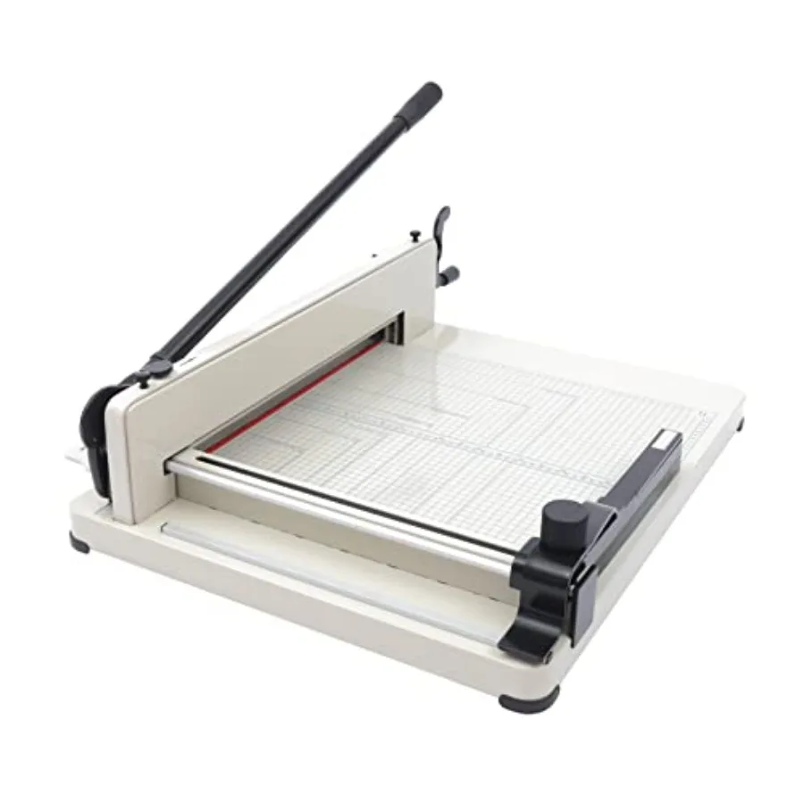 

Heavy Duty Paper Cutter 17 inch Guillotine Paper Cutter Guillotine Paper Scrap Slicer Trimmer with Metal Base for Office Home S