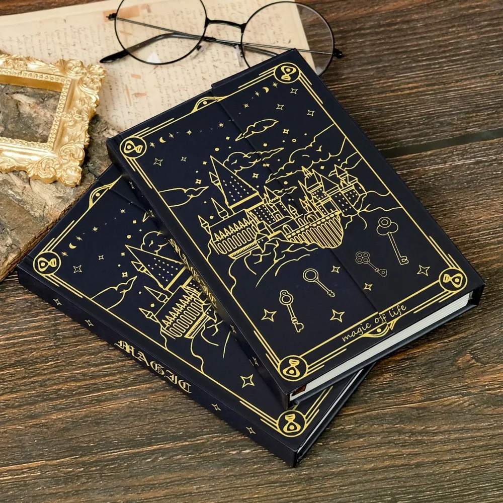 fantasia-magia-castelo-serie-linha-hardshell-notebook-portatil-mais-vendido-caderno-de-reuniao