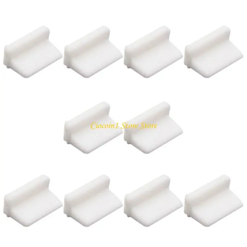 A3PC Flexible USB Port Dustproof Seal Silicone Cap USB Port Cover for Electronics