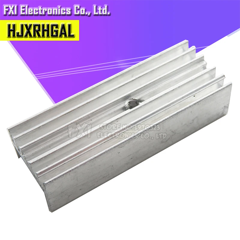 10Pcs Aluminum Heatsink Radiator 15*10*40mm Transistor With hjxrhgal For Transistors TO-220 TO220 white