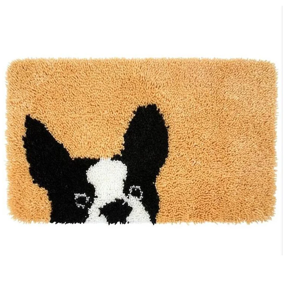 Animals Series DIY Carpet Latch Hook Rug Kits dog Segment Embroidery Materials Package Latch-Hook-Kit knooppakket 40x60cm