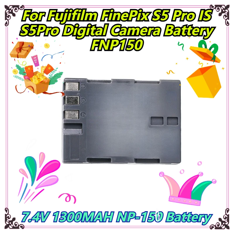 

7.4V 1300MAH NP-150 Battery For Fujifilm FinePix S5 Pro IS S5Pro Digital Camera Battery FNP150
