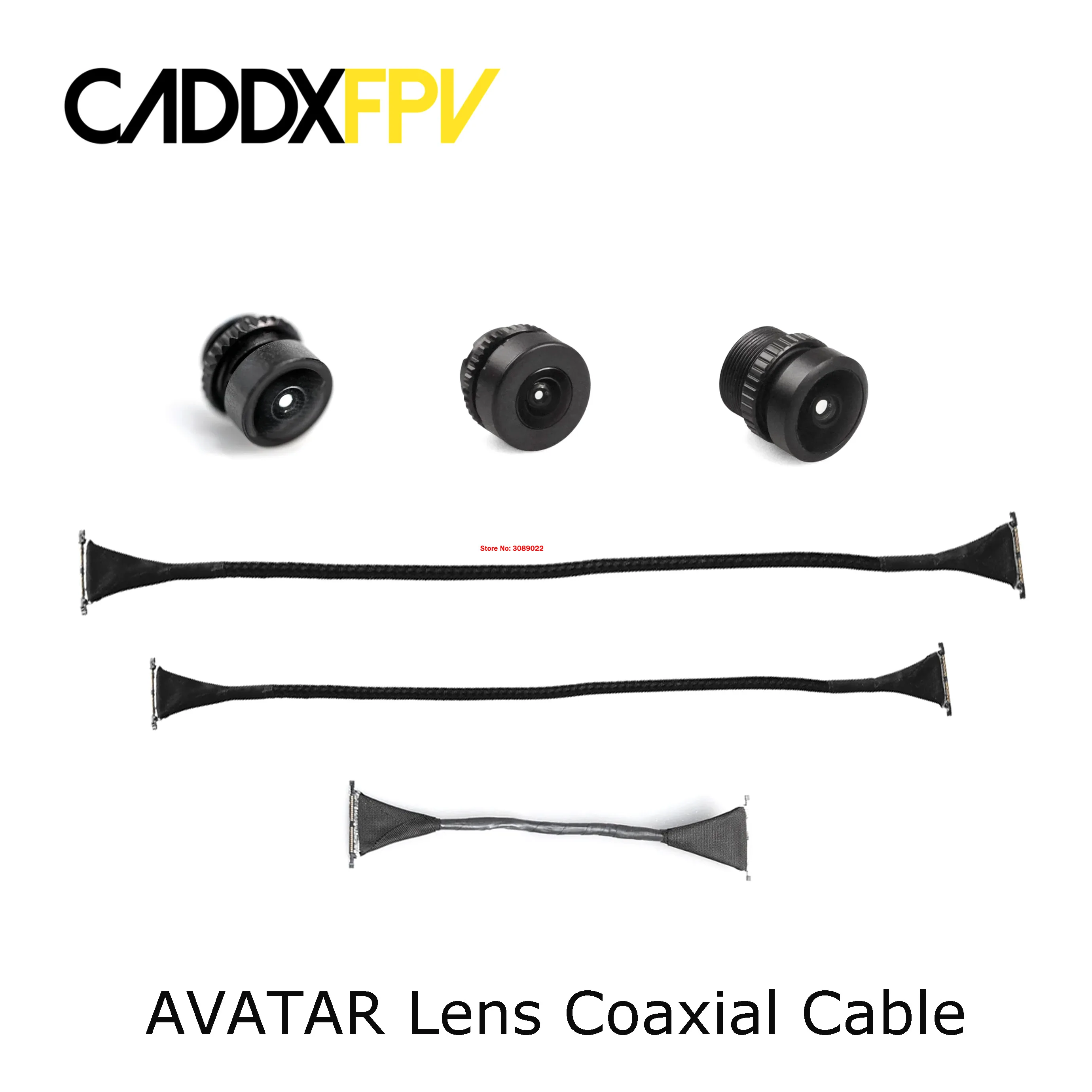 CADDX FPV WALKSNAIL AVATAR HD Moonlight Digital High-Definition-Bildübertragungsantenne Einzelobjektiv-Koaxialkabelzubehör