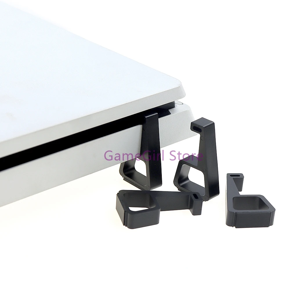 

10sets For PS4 Slim Pro Feet Stand Console Horizontal Holder For Playstation 4 Game Machine Cooling Bracket