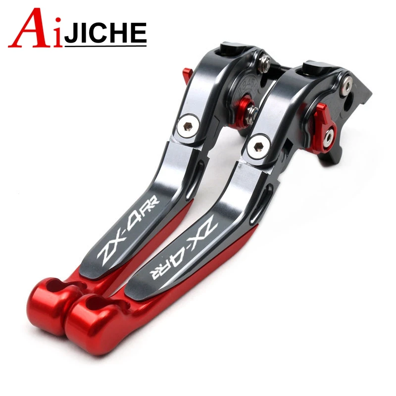 Motorcycle Accessories Folding Extendable Brake Clutch Levers Fit For ZX-4RR ZX4RR ZX 4RR 2023 2024