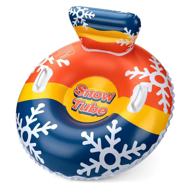 Swimbobo comfort take firm grip christmas money adult and kids inflatable sports ski ring float snow tube