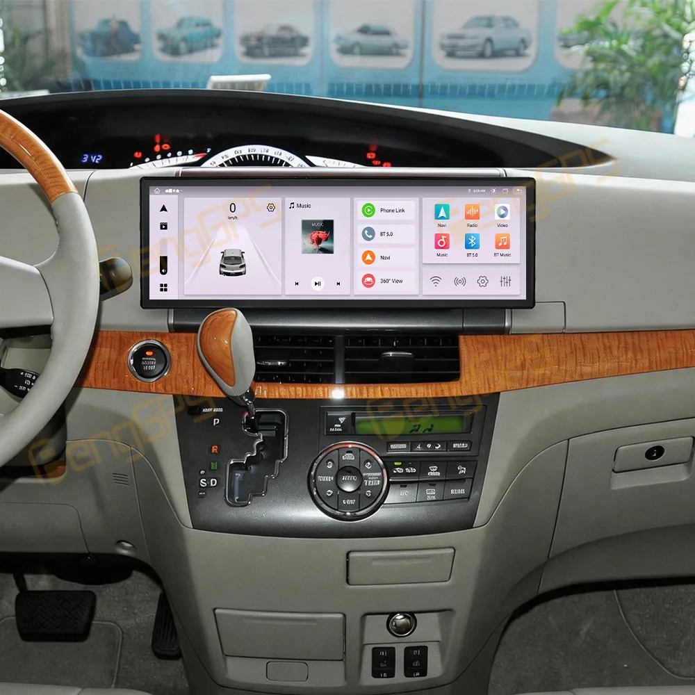 Car Accessories Radio For Toyota Previa Estima 2006-2015 Android Auto GPS Navigation Multimedia Stereo Receiver Head Unit