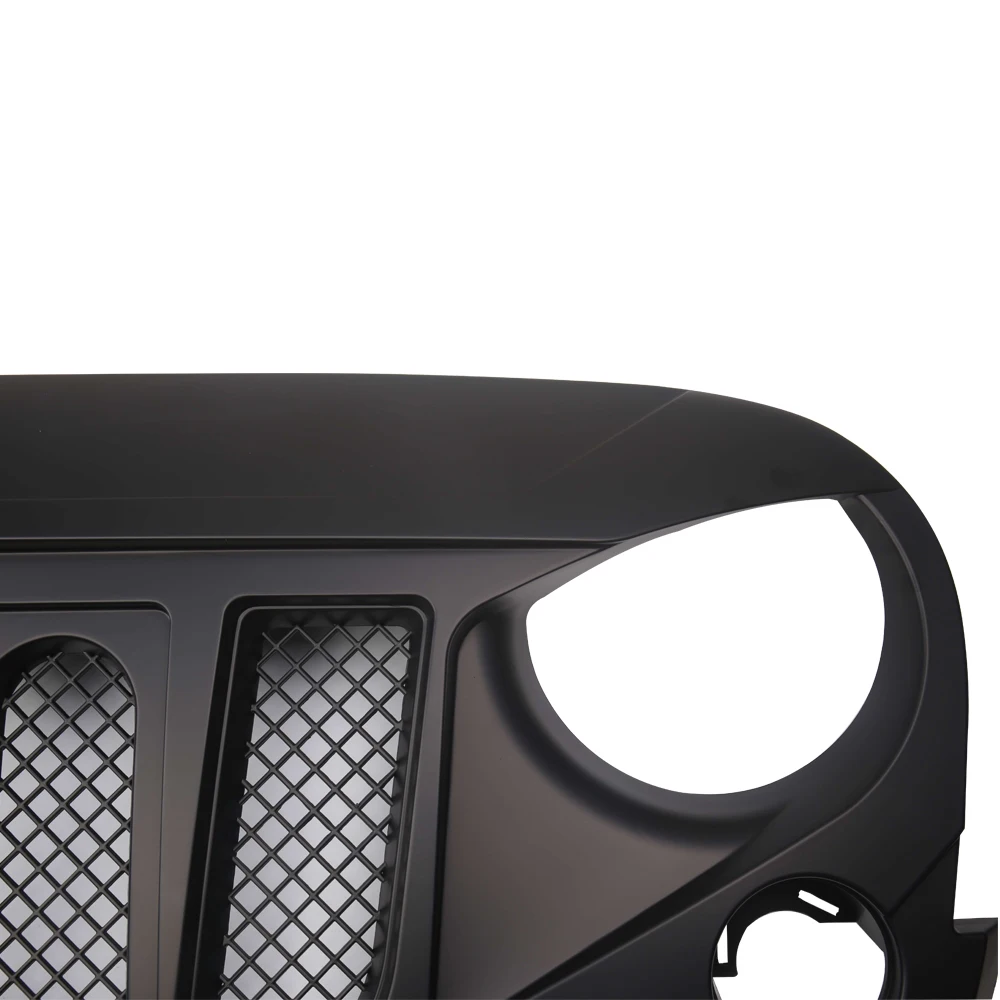 

J215 JK Grille Front Grill Jk Accessories 4x4 Offroad Grille With Light Factory Exterior Parts For Jeep Wrangler JK 2007-2017