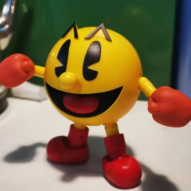 สินค้าของแท้ในสต็อก Bandai S.H. figuarts SHF Pac Man ตุ๊กตาขยับแขนขาได้พีวีซีสุดน่ารักหุ่นอะนิเมะตุ๊กตาของขวัญ