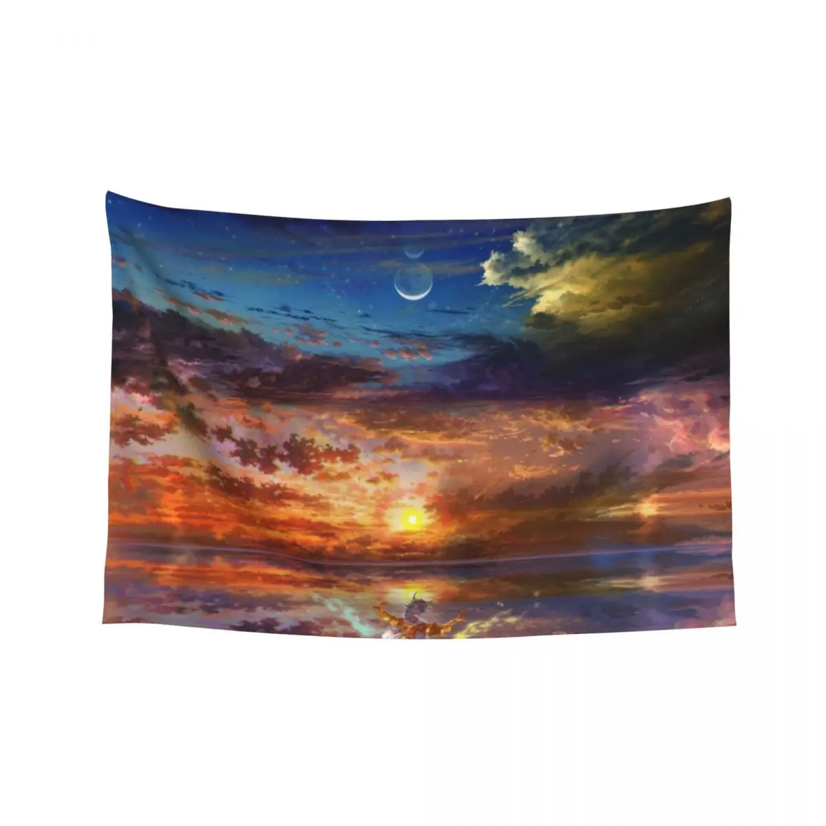 

Dragon Girl Sunset Tapestry Carpet On The Wall Home Decoration On The Wall Decorations For Your Bedroom Tapestry