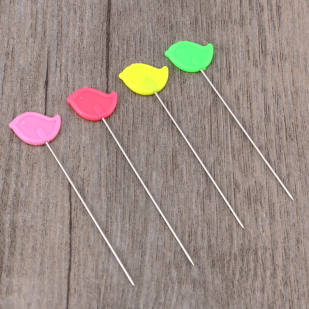 

100Pcs DIY Sewing Marking Cartoon Push Pins Multicolor Steel Point Hard Plastic Head Office Home School Map Tacks