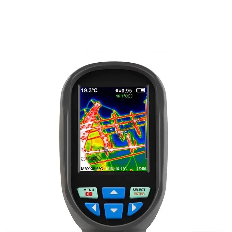 Termocamera Hti HT-03 Termocamera a infrarossi portatile Temperatura 120x90 Risoluzione Rilevamento per riscaldamento a pavimento con tubi