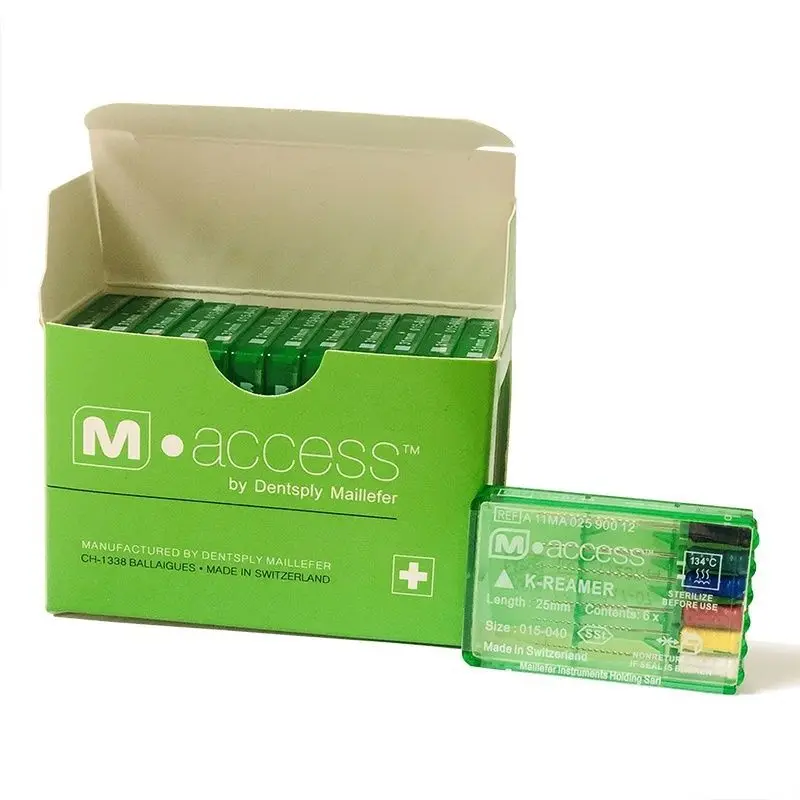الأسنان Dentsply الأصلي قناة الجذر R الملفات 21/25 مللي متر قناة الجذر الأسنان إندو R-ملف أدوات تقويم الأسنان