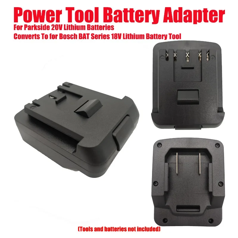 

HAKSINKY Power Tool Battery Adapter for Parkside 20V Lithium Batteries Converts To for Bosch BAT Series 18V Lithium Battery Tool