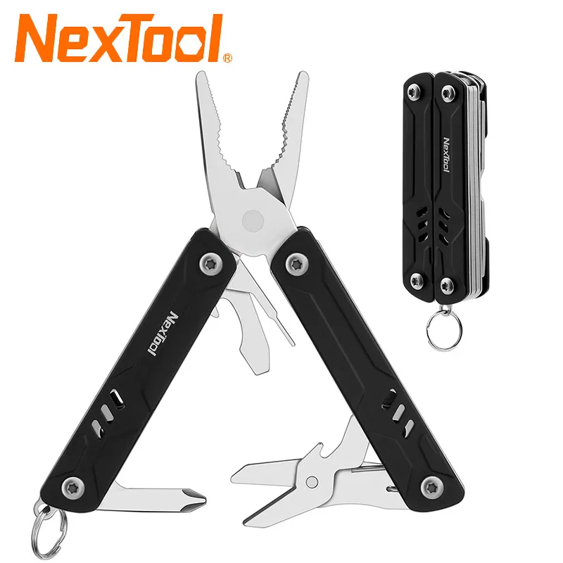 

NexTool Mini Sailor Pliers Lite 10 In 1 Multitool Folding Scissors Screwdriver EDC Outdoor Bladeless Keychain Multi Tool