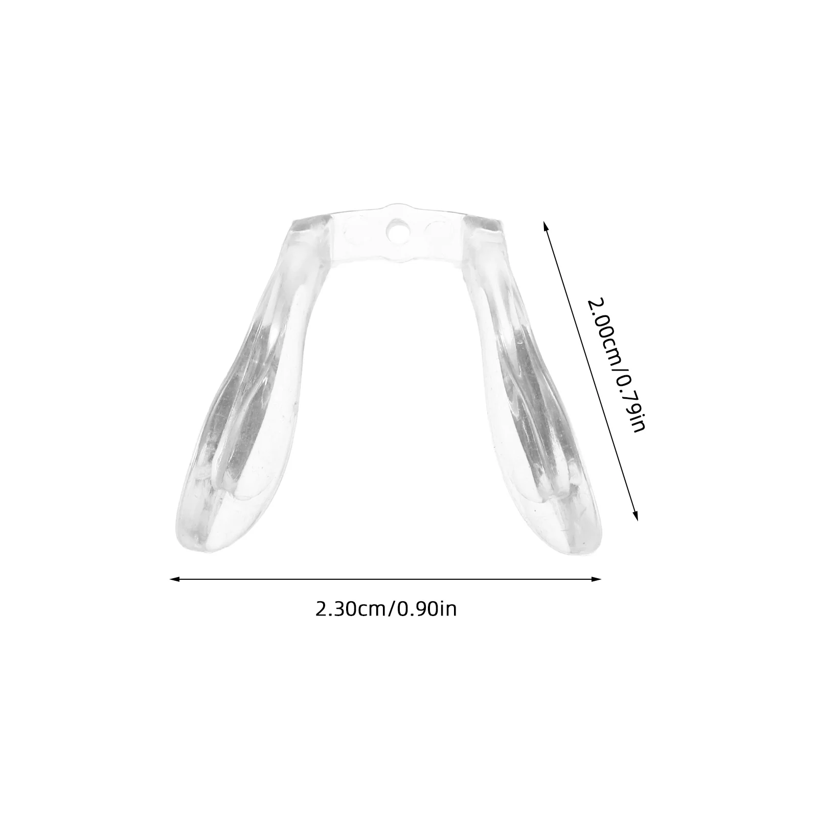 U على شكل سيليكون مخدات أنف للنظارة 4 قطعة جسر النظارات دعم عدم الانزلاق نظارات إطار وسادة استبدال أجزاء الإمدادات #2