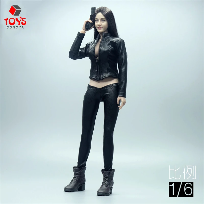 In Stock CROW DH TOYS 1/6 Scale Fashion Trendy Tight Pants Clothes Model Fit 12'' Narrow Hip Female Soldier Action Figure Body