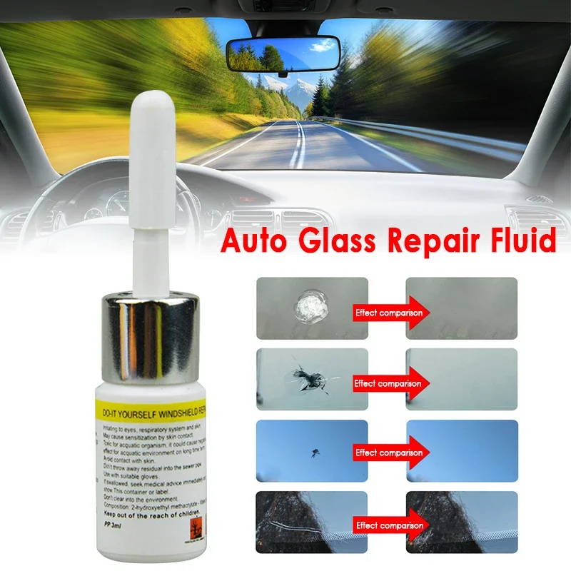 

DIY Car Windshield Cracked Repair Tool Car Window Phone Screen Repair Kit Glass Curing Glue Auto Glass Scratch Crack Restore