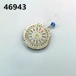 Yüksek Kaliteli 46941 Hareketi Çift Aslan İzle 46943 erkek saati Hareketi Mekanik Beyaz Makine Yeni